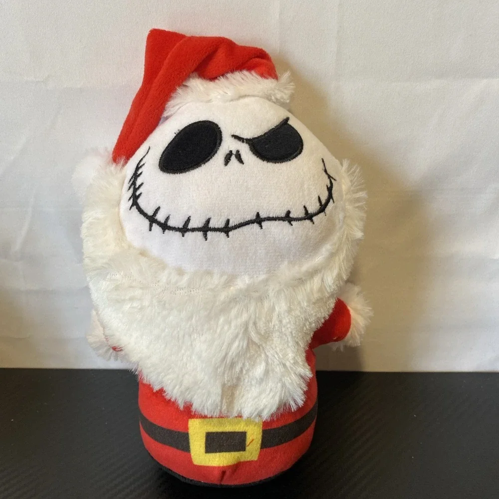 New! NIGHTMARE BEFORE CHRISTMAS SANTA JACK SKELLINGTON PET DOG TOY